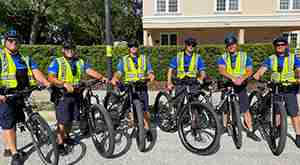 Police officers on Bikes